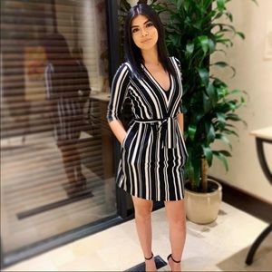 Black & White Stripped Dress